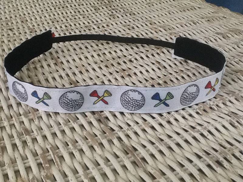 Golf Ball Stirnband - Mädchen Sport No Slip Geschenk Geschenke Für Frauen Haar Accessoire von Sassygirlheadbands