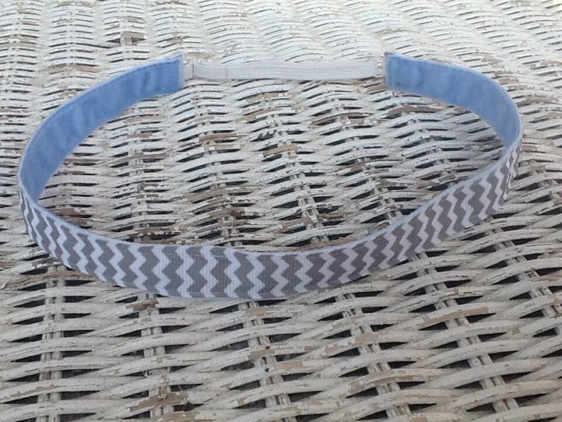 Graues Chevron Stirnband - Stirnbänder Für Frauen Mädchen Verstellbares Kein Rutschen Sport Geschenke von Sassygirlheadbands