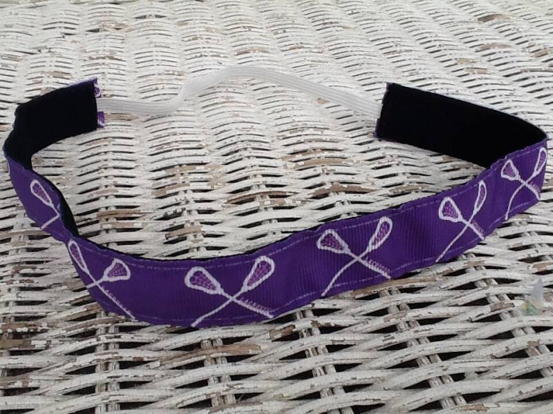 Lila Lacrosse Stirnband - Sport Für Mädchen Frauen No Slip Erwachsene Haarbänder von Sassygirlheadbands