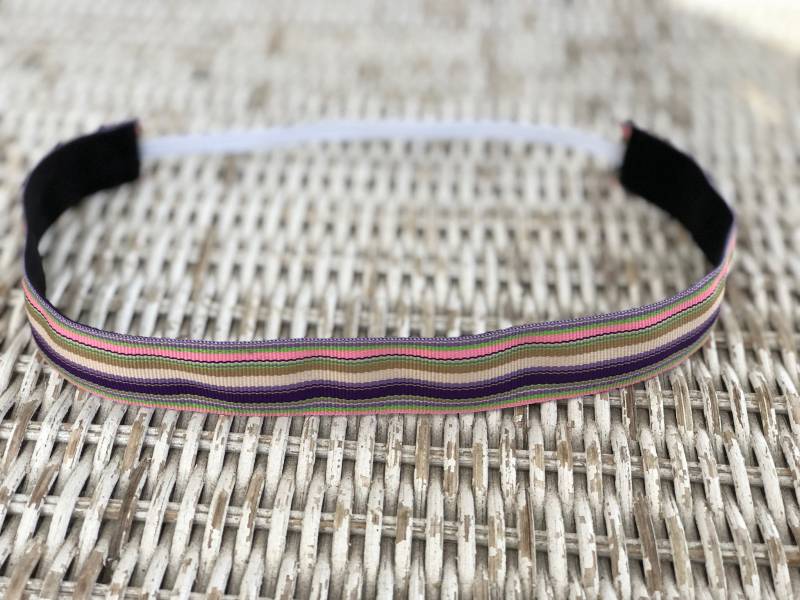 Multi Gestreiftes Stirnband - Damen No Slip Verstellbare Stirnbänder Kinder Erwachsene Mädchen von Sassygirlheadbands
