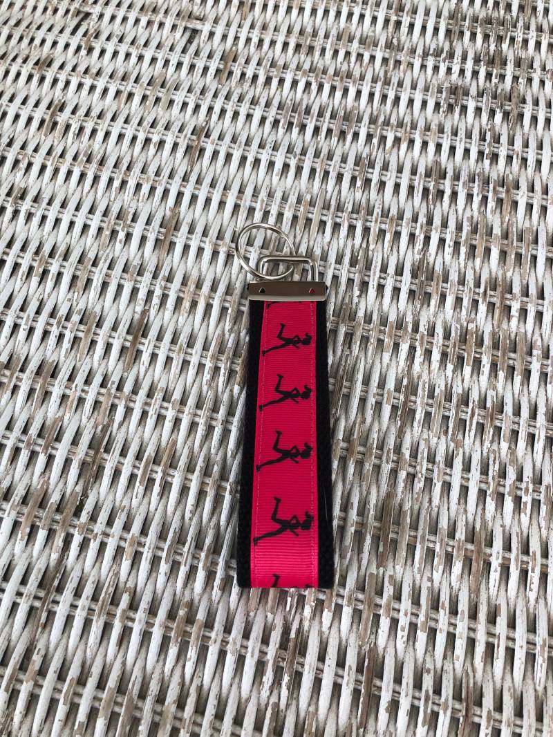 Pink Runner Girl Keychain - Schlüsselanhänger Für Frauen Laufender Wristlet Geschenke Bester Lehrer Geschenk Sie von Sassygirlheadbands