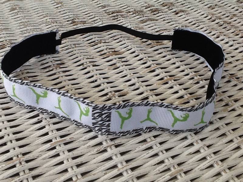 Zebra Gymnastik Stirnband - Sport Für Mädchen Geschenke Frauen Haarbänder Haar Accessoire von Sassygirlheadbands