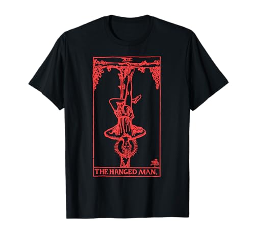 HANGED MAN Tarot Okkult Lucifer 666 Blackcraft Goth Satan T-Shirt von Satanic Clothing 616