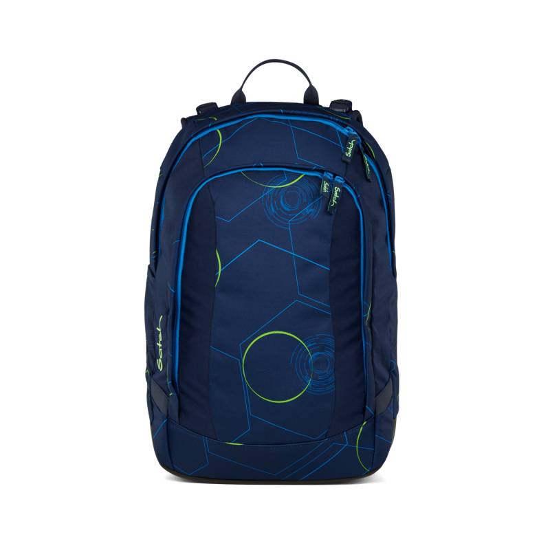 Satch - Blue Tech Air Schulrucksack Einzeln Blau, Grün von Satch