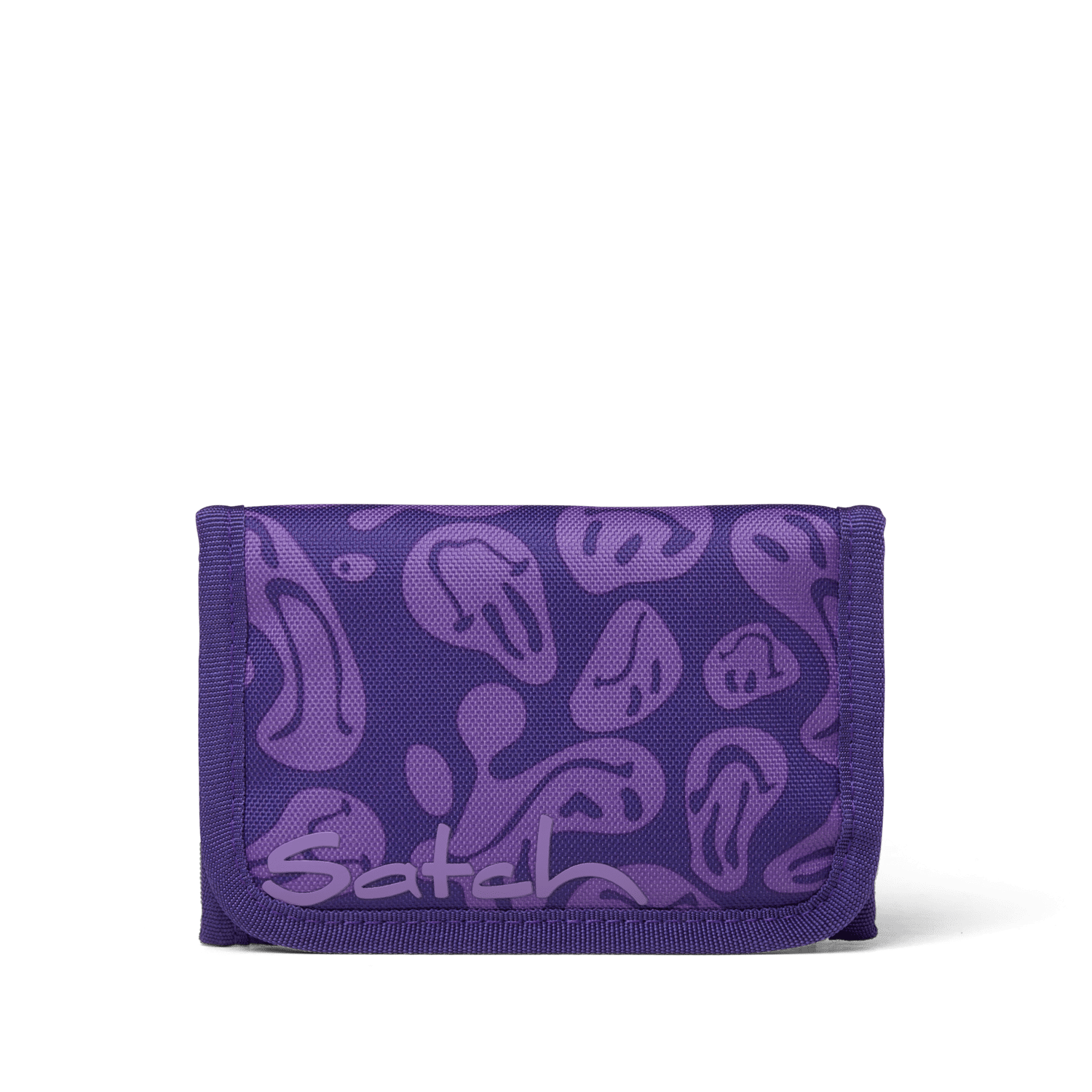 Satch - Bright Faces Geldbeutel lila von Satch