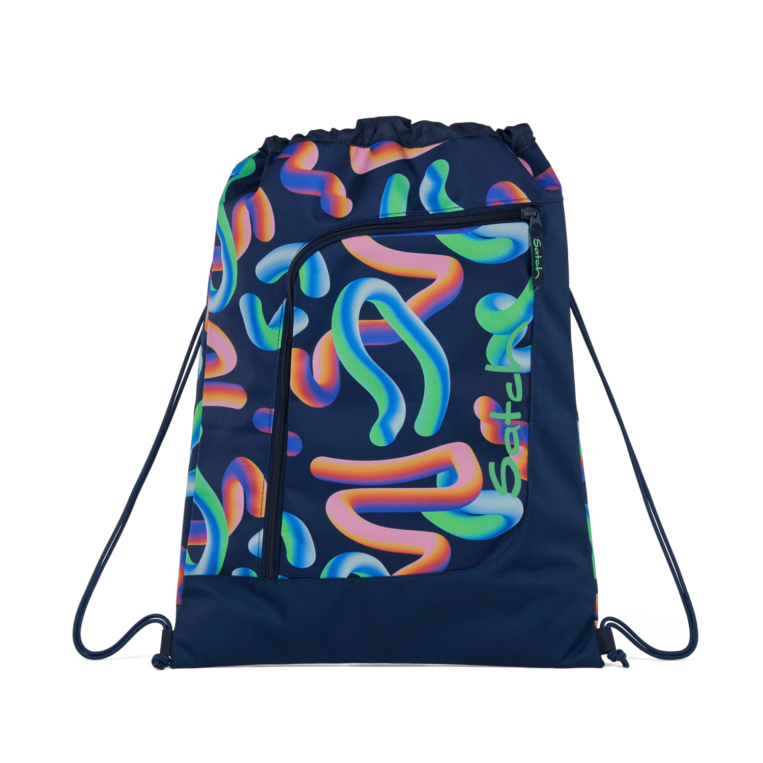 Satch - Crazy Twist Sportbeutel Blau, Grün, Pink, Bunt von Satch