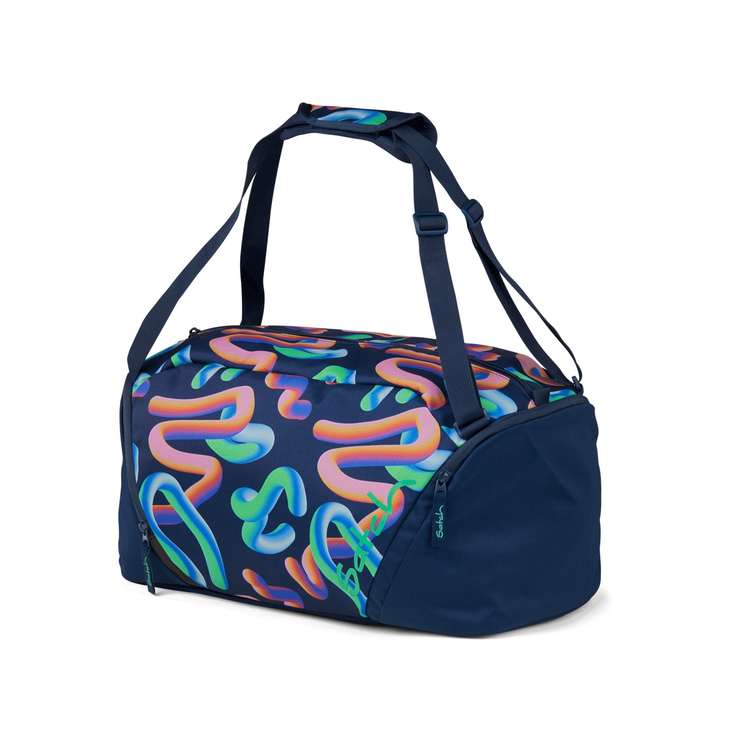 Satch - Crazy Twist Sporttasche Blau, Grün, Pink, Bunt von Satch