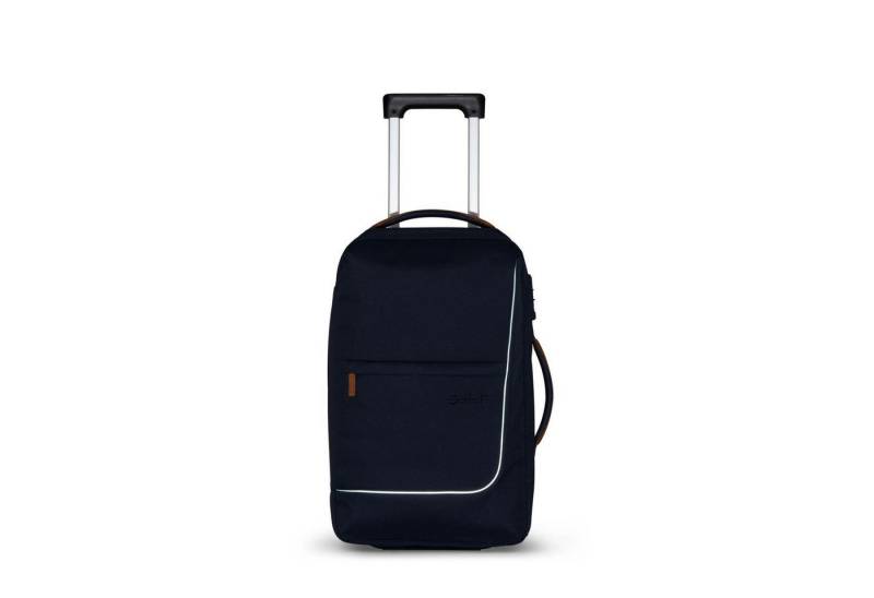 Satch Handgepäckkoffer Satch Pure Navy Flow S Reisekoffer von Satch
