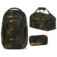 Satch Match Schulrucksack-Set 3tlg Jurassic Jungle von Satch