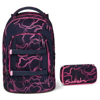 Satch Pack Schulrucksack-Set 2tlg Pink Supreme von Satch