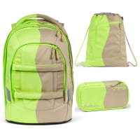 Satch Pack Schulrucksack-Set 3tlg Double Trouble von Satch