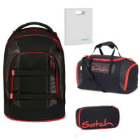 Satch Pack Schulrucksack-Set 4tlg Fire Phantom von Satch