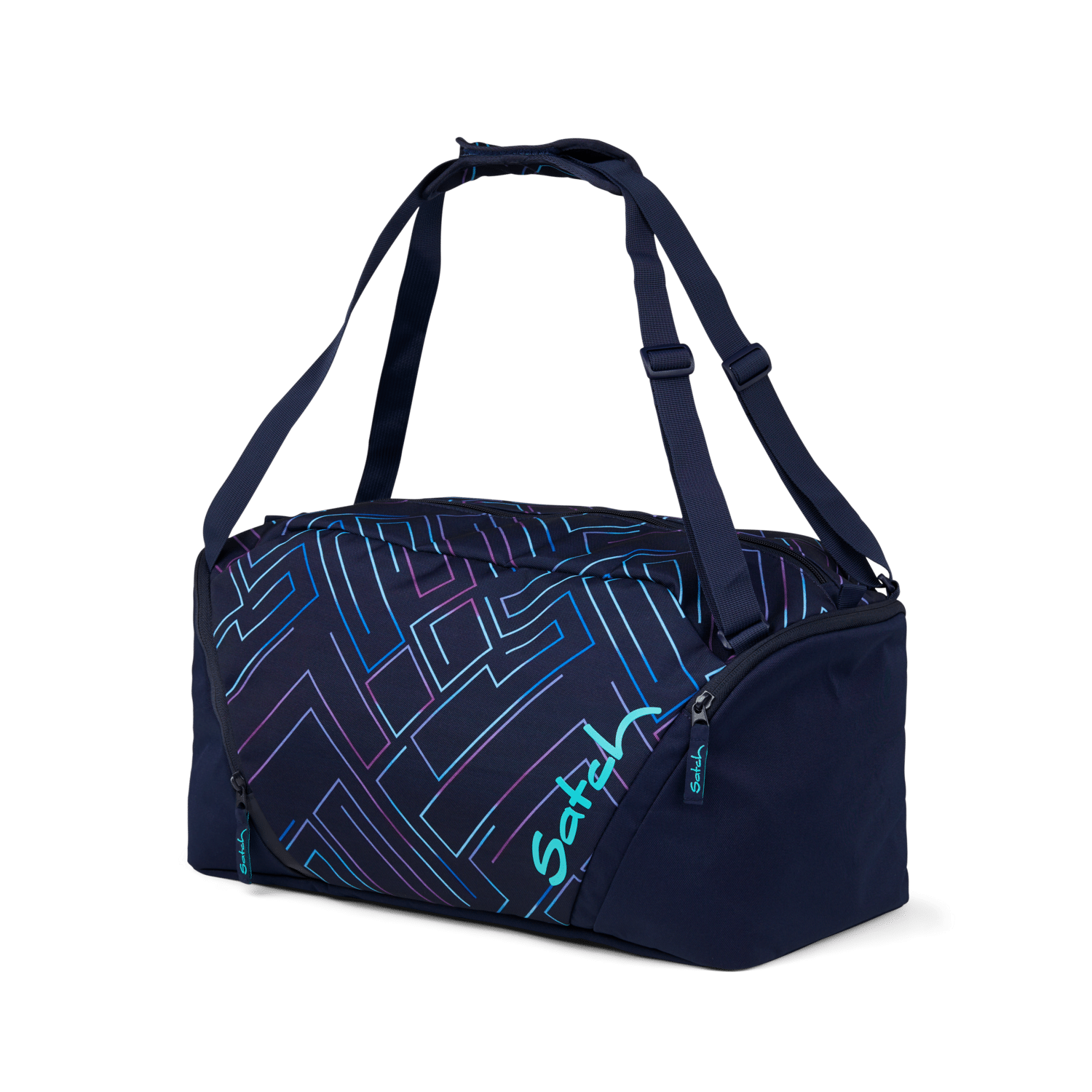 Satch - Purple Laser Sporttasche Blau, Türkis, Lila, Bunt von Satch