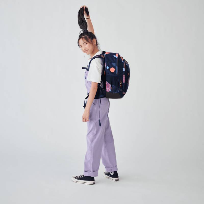 Satch - Satch Air Schulrucksack Einzeln Coral Reef Dunkelblau - Gr. - One Size von Satch