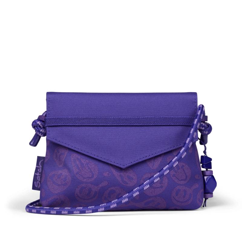 Satch - Satch Clutch Bright Faces Lila - Gr. - One Size von Satch