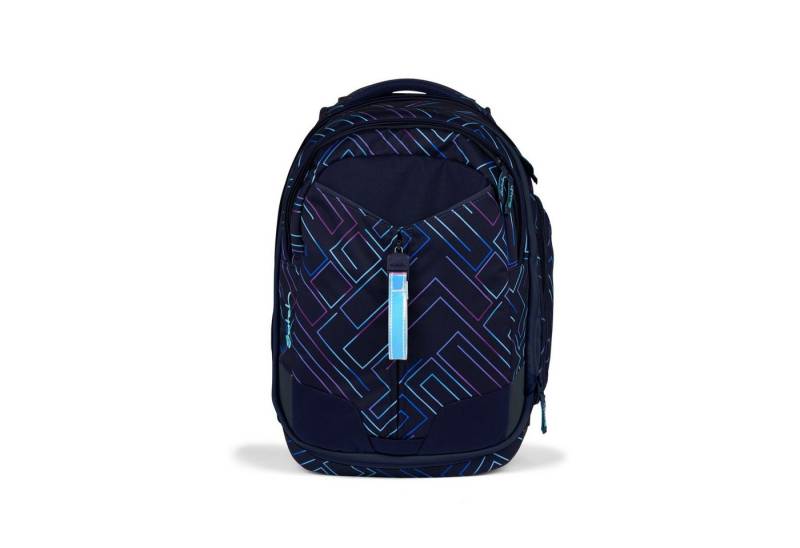 Satch Schulranzen Schulrucksack MATCH Purple Laser, Kollektion 2025 (1 Stück), Schulranzen, ergonomisch, 30 + 5 Liter von Satch