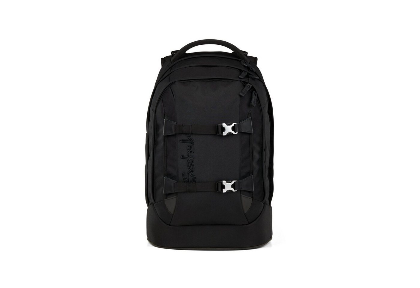 Satch Schulranzen Schulrucksack PACK Nordic Black, Kollektion 2025 (1 Stück), ergonomisch, Your-Size-System: auf Körpergröße anpassbar von Satch