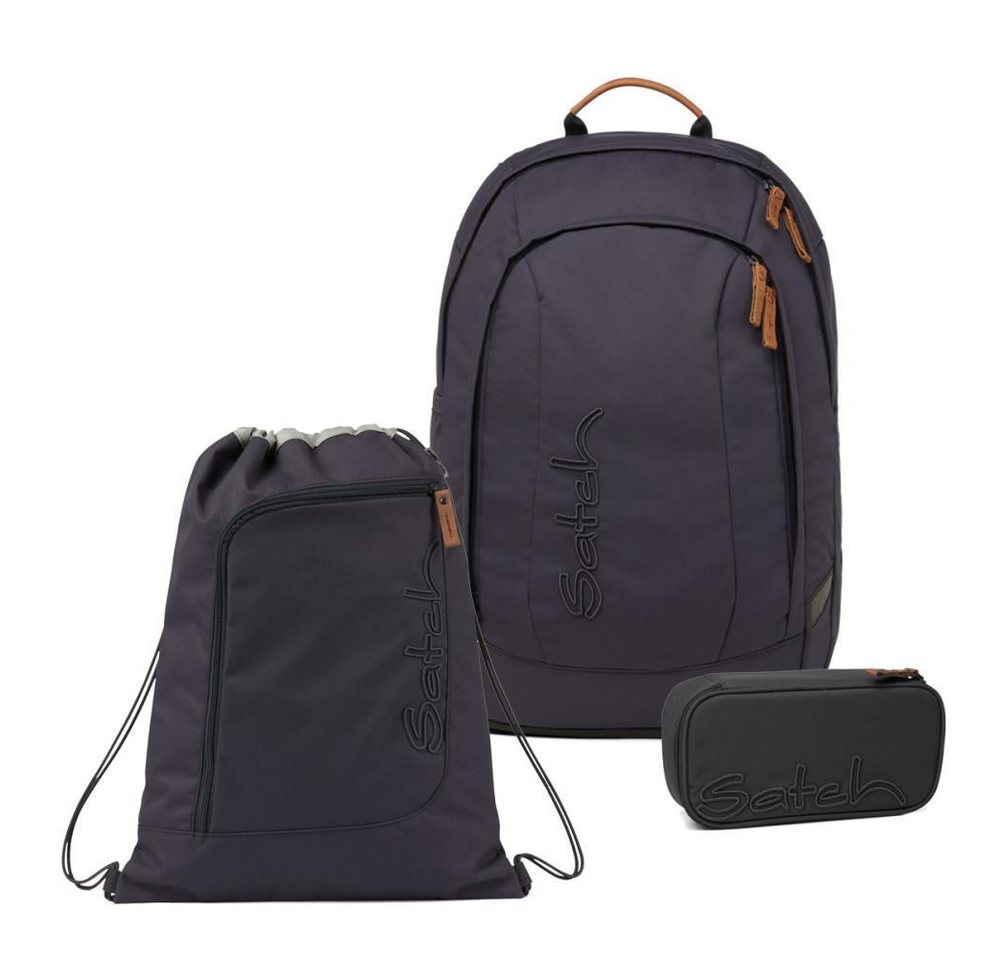 Satch Schulrucksack Air (3tlg., inkl. Schlamperbox und Sportbeutel) von Satch