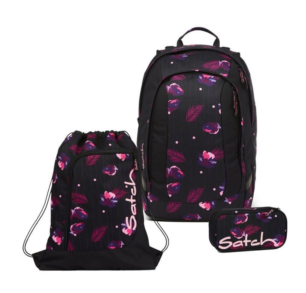 Satch Schulrucksack Air (3tlg., inkl. Schlamperbox und Sportbeutel) von Satch