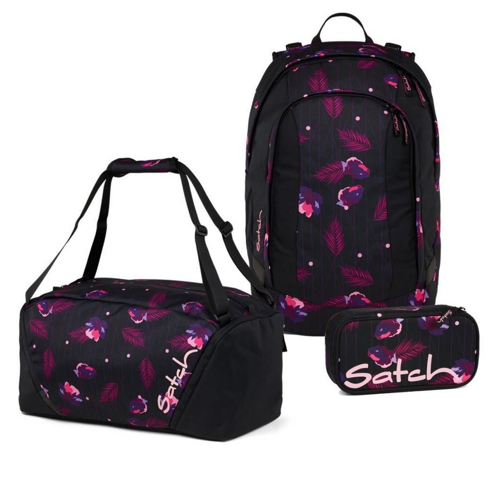 Satch Schulrucksack Air (3tlg., inkl. Schlamperbox und Sporttasche) von Satch