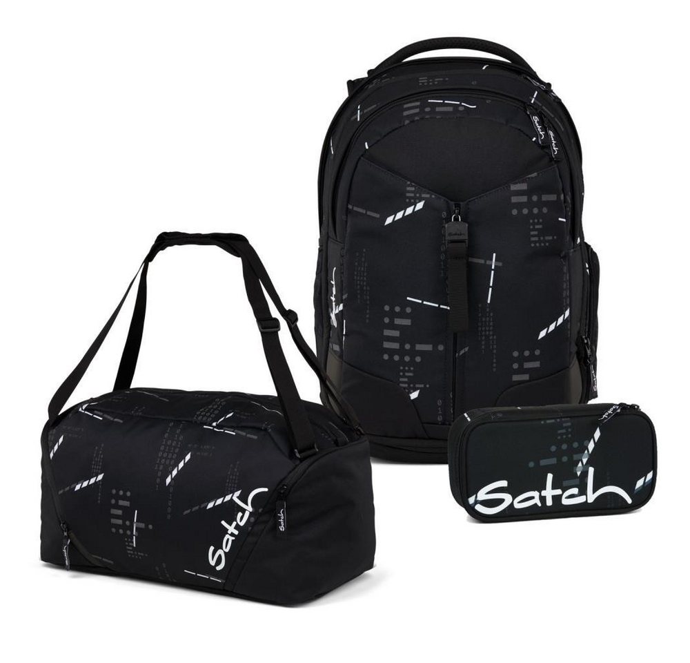 Satch Schulrucksack Match (3tlg., inkl. Schlamperbox und Sporttasche) von Satch