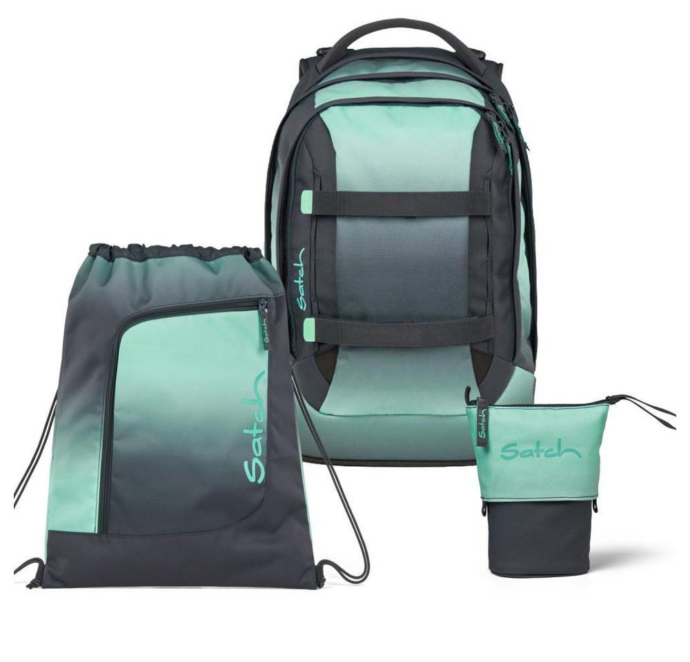 Satch Schulrucksack Pack (3tlg., inkl. Pencil Slider und Sportbeutel) von Satch