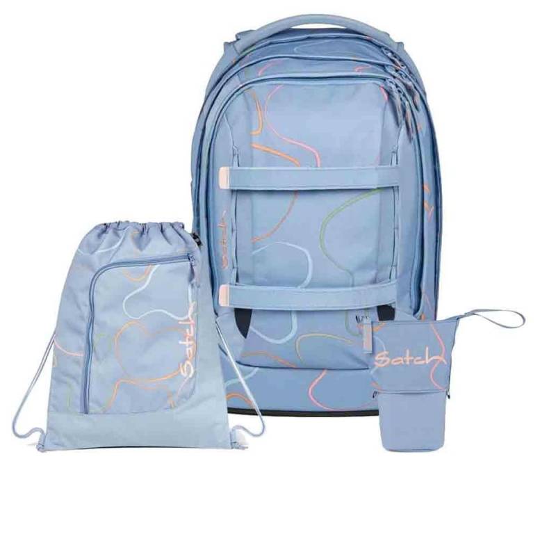 Satch Schulrucksack Pack (3tlg., inkl. Pencil Slider und Sportbeutel) von Satch