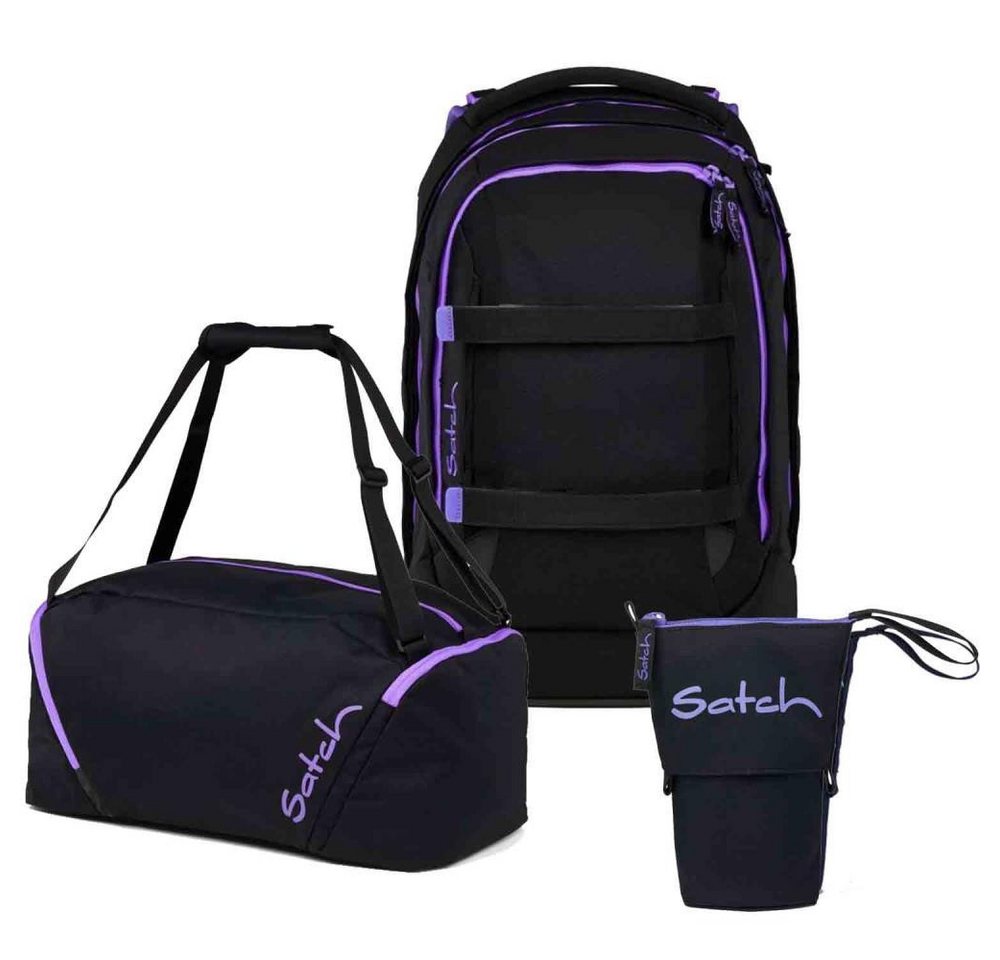 Satch Schulrucksack Pack (3tlg., inkl. Pencil Slider und Sporttasche) von Satch