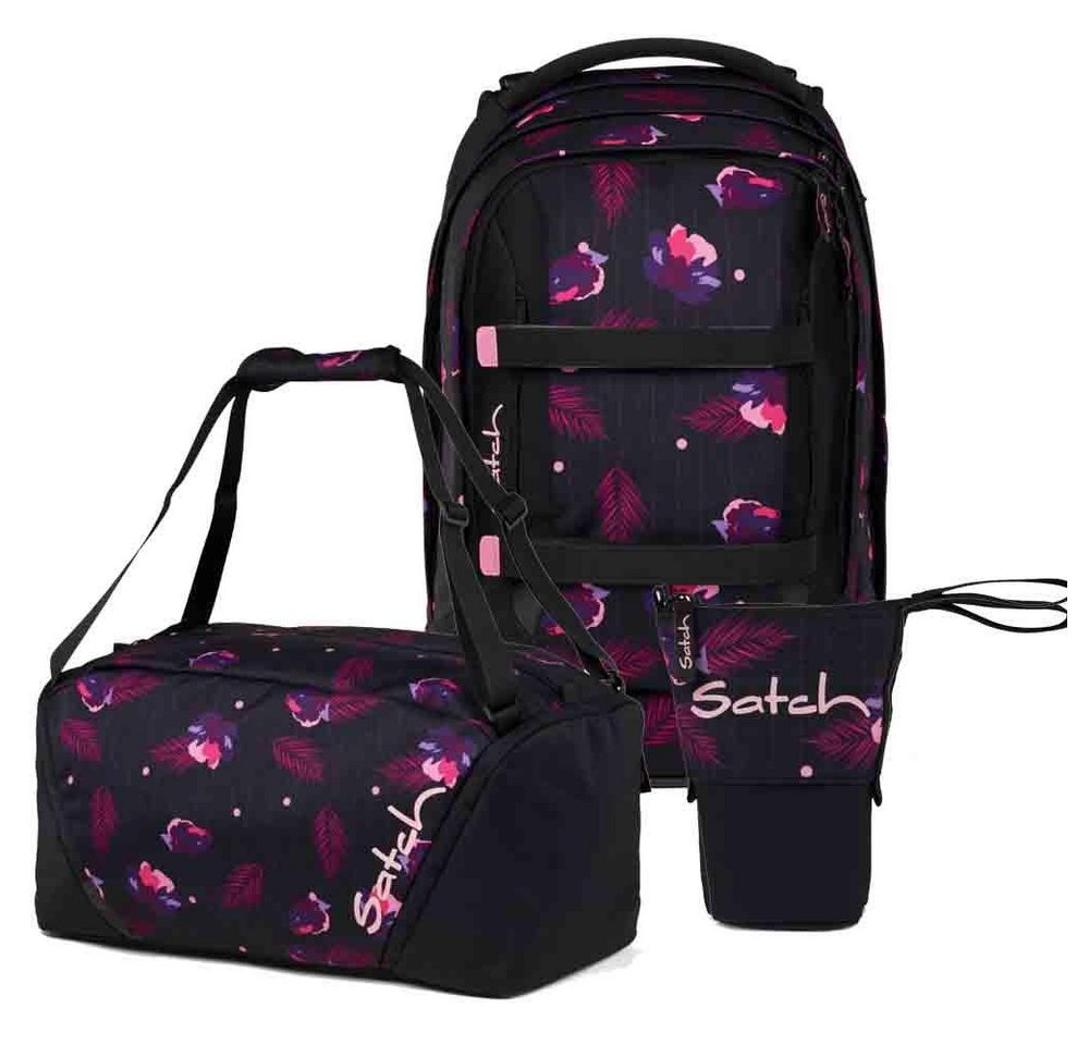 Satch Schulrucksack Pack (3tlg., inkl. Pencil Slider und Sporttasche) von Satch