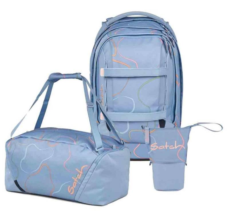 Satch Schulrucksack Pack (3tlg., inkl. Pencil Slider und Sporttasche) von Satch