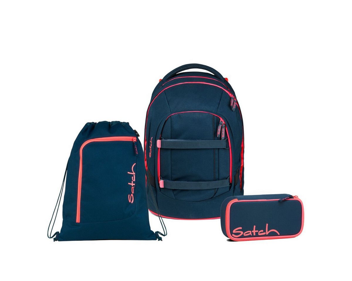 Satch Schulrucksack Pack (3tlg., inkl. Schlamperbox und Sportbeutel) von Satch