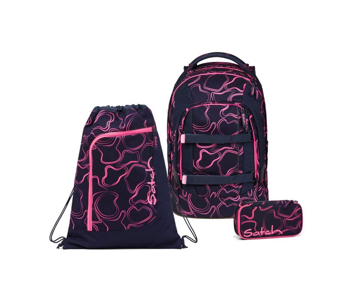 Satch Schulrucksack Pack (3tlg., inkl. Schlamperbox und Sportbeutel) von Satch