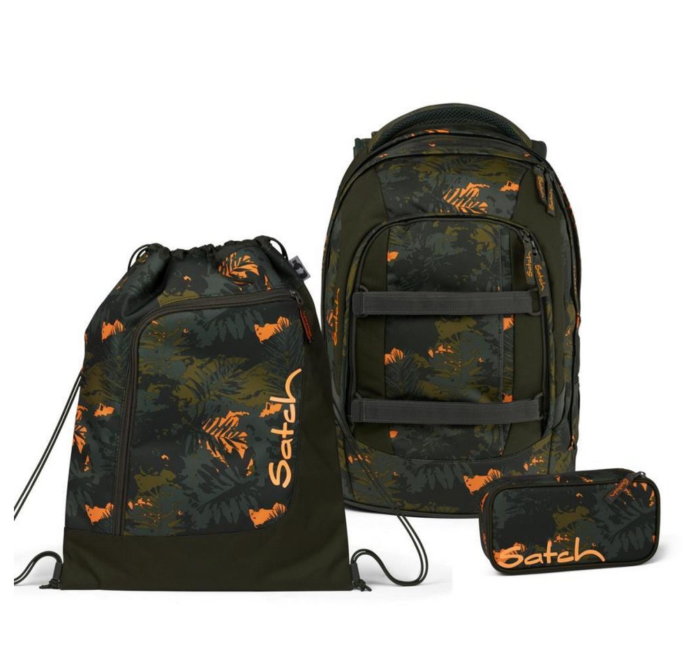 Satch Schulrucksack Pack (3tlg., inkl. Schlamperbox und Sportbeutel) von Satch