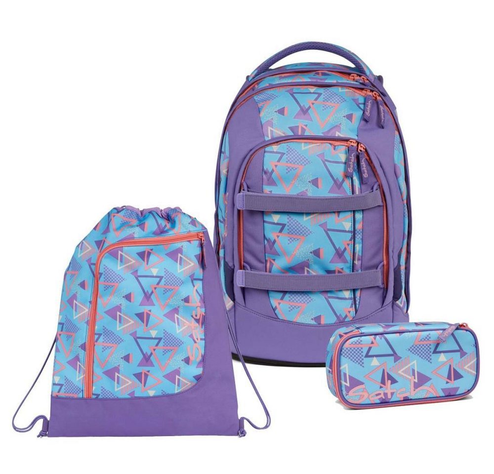 Satch Schulrucksack Pack (3tlg., inkl. Schlamperbox und Sportbeutel) von Satch