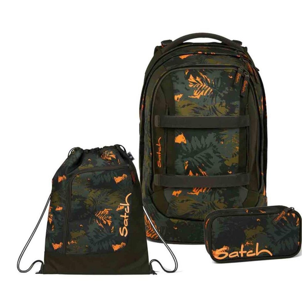 Satch Schulrucksack Pack (3tlg., inkl. Schlamperbox und Sportbeutel) von Satch