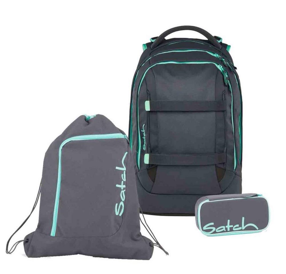 Satch Schulrucksack Pack (3tlg., inkl. Schlamperbox und Sportbeutel) von Satch