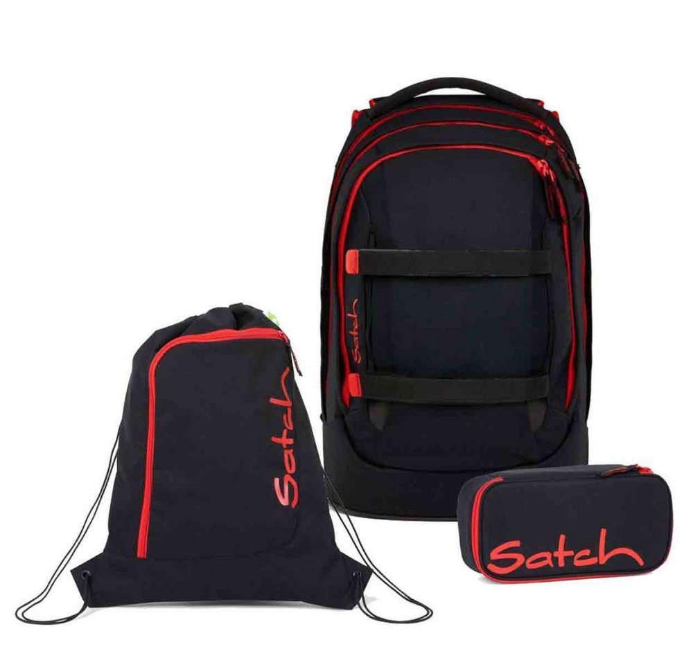 Satch Schulrucksack Pack (3tlg., inkl. Schlamperbox und Sportbeutel) von Satch