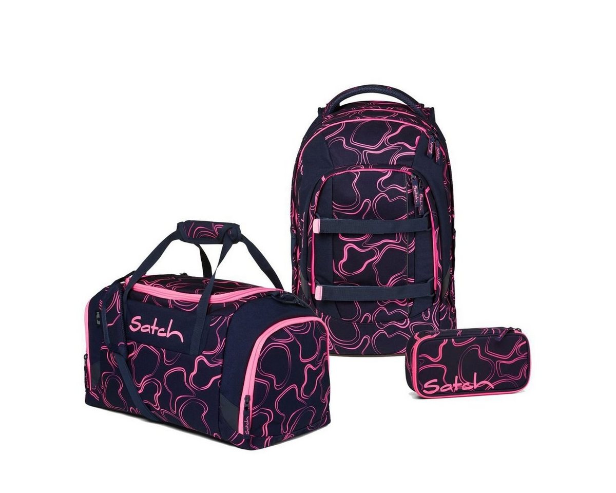 Satch Schulrucksack Pack (3tlg., inkl. Schlamperbox und Sporttasche) von Satch