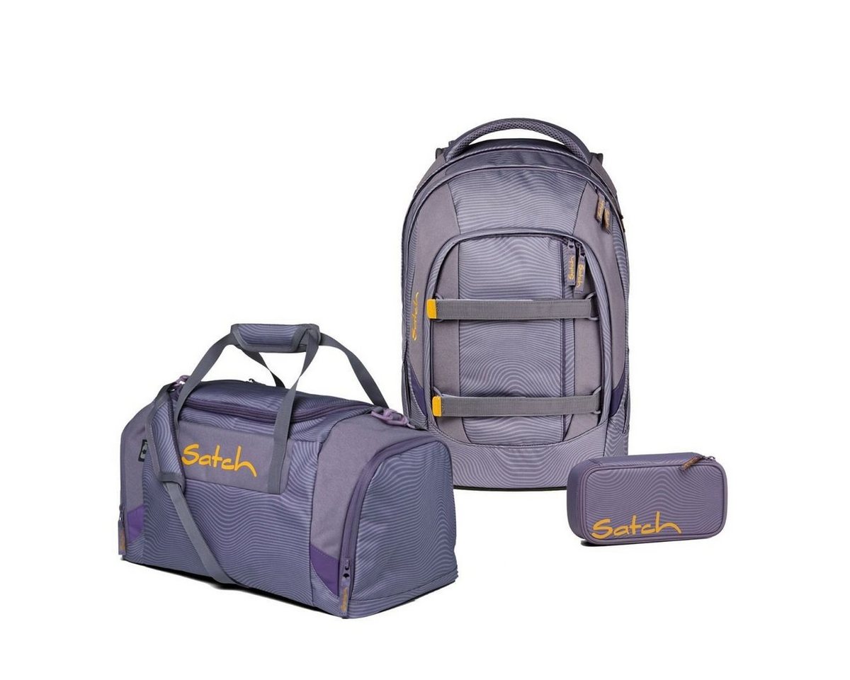 Satch Schulrucksack Pack (3tlg., inkl. Schlamperbox und Sporttasche) von Satch