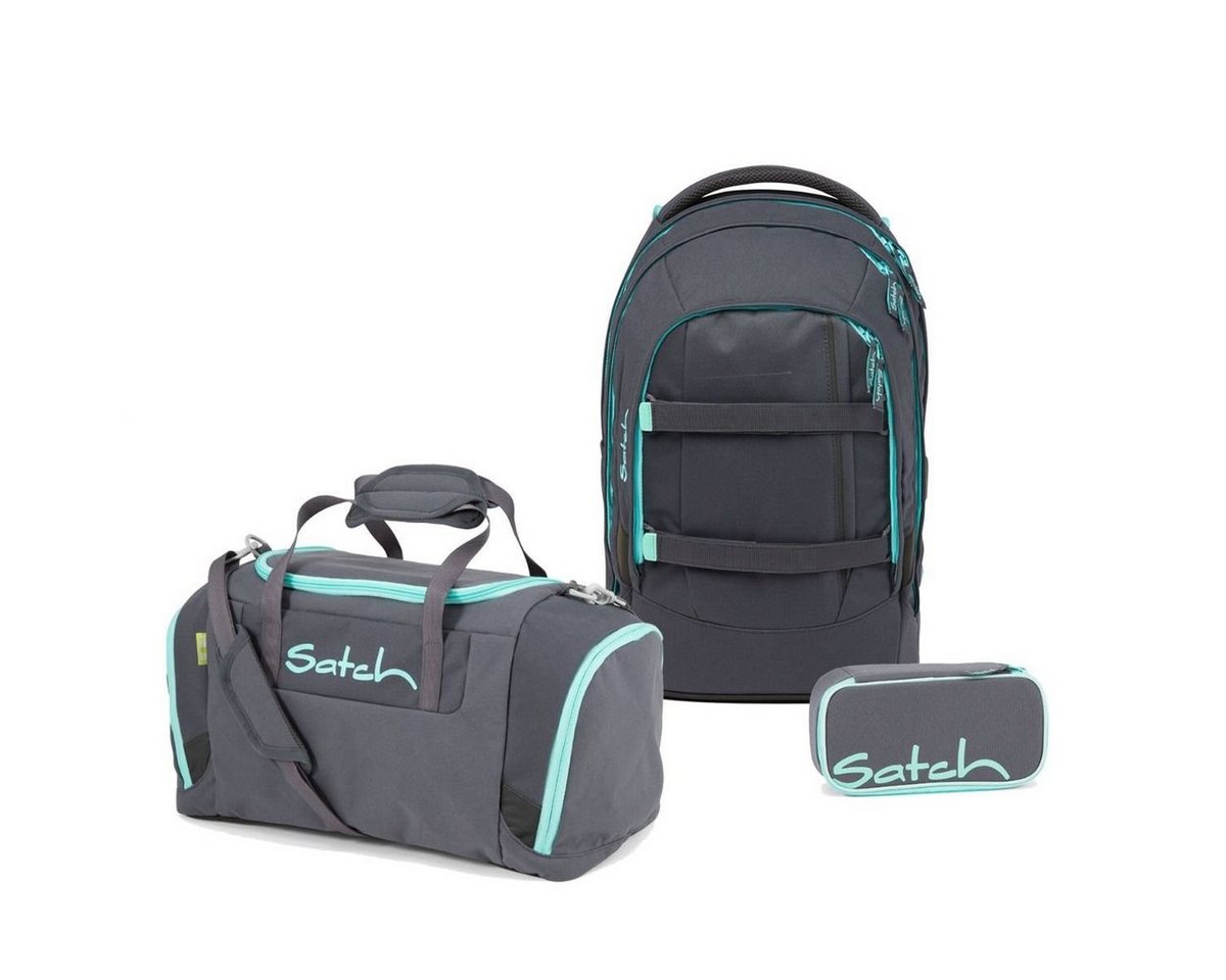 Satch Schulrucksack Pack (3tlg., inkl. Schlamperbox und Sporttasche) von Satch