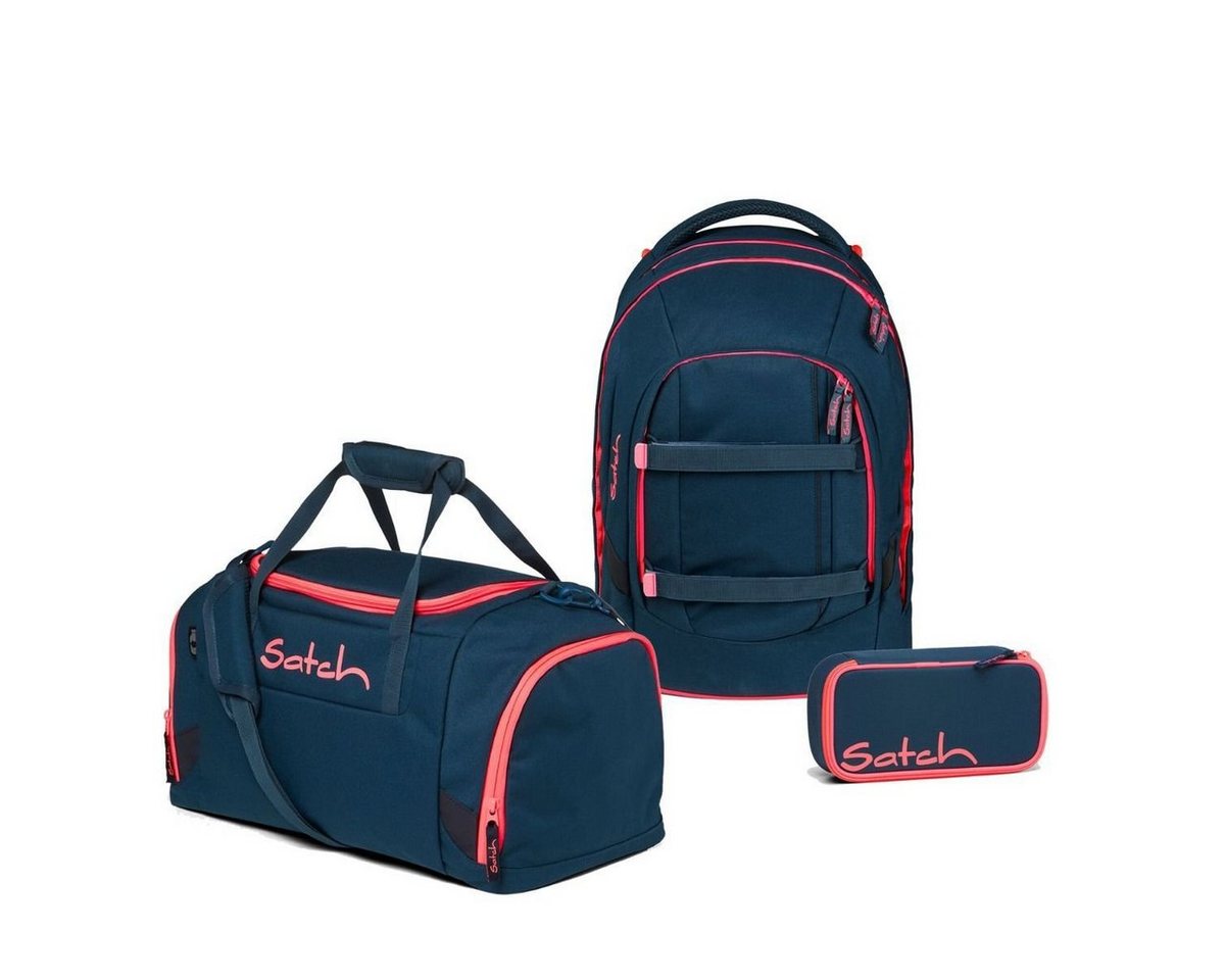 Satch Schulrucksack Pack (3tlg., inkl. Schlamperbox und Sporttasche) von Satch