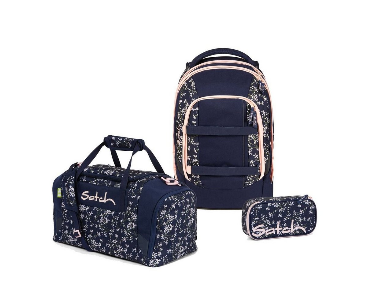 Satch Schulrucksack Pack (3tlg., inkl. Schlamperbox und Sporttasche) von Satch