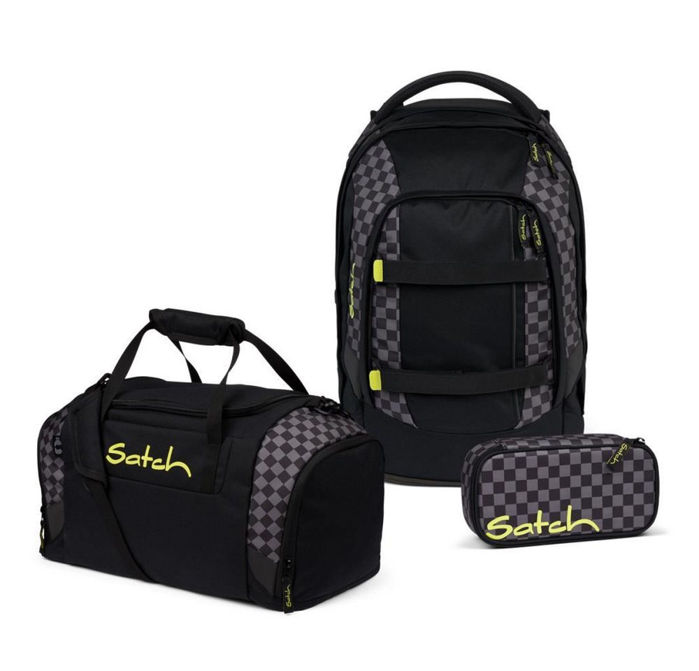 Satch Schulrucksack Pack (Set, inkl. Schlamperbox und Sporttasche) von Satch