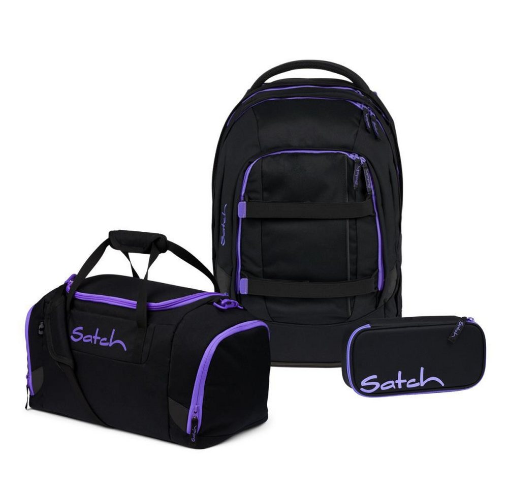 Satch Schulrucksack Pack (Set, inkl. Schlamperbox und Sporttasche) von Satch