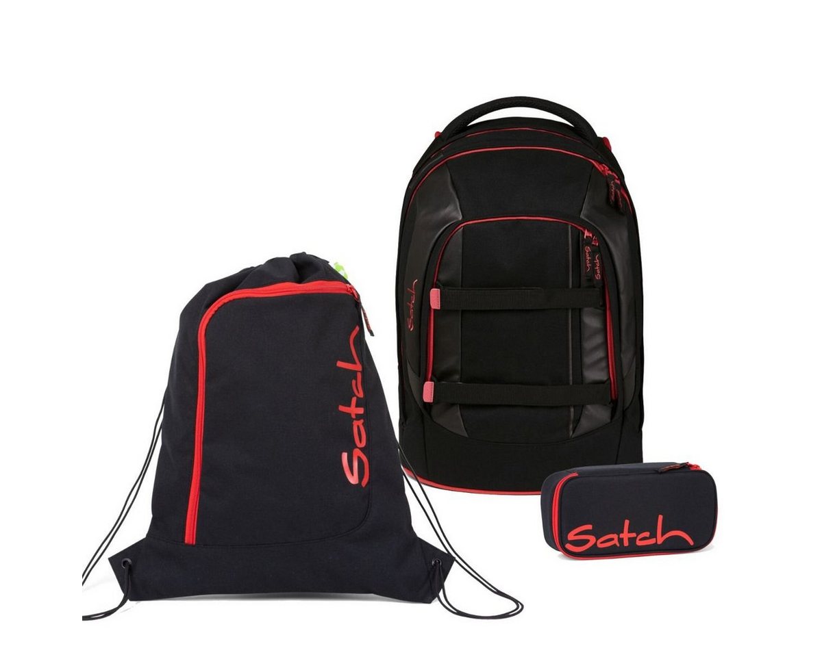 Satch Schulrucksack Pack (Set 3tlg., inkl. Schlamperbox und Sportbeutel) von Satch