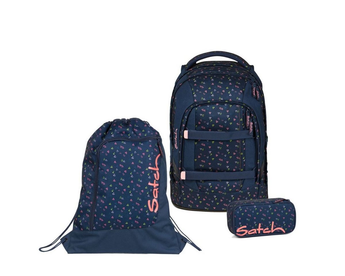 Satch Schulrucksack Pack (Set 3tlg., inkl. Schlamperbox und Sportbeutel) von Satch