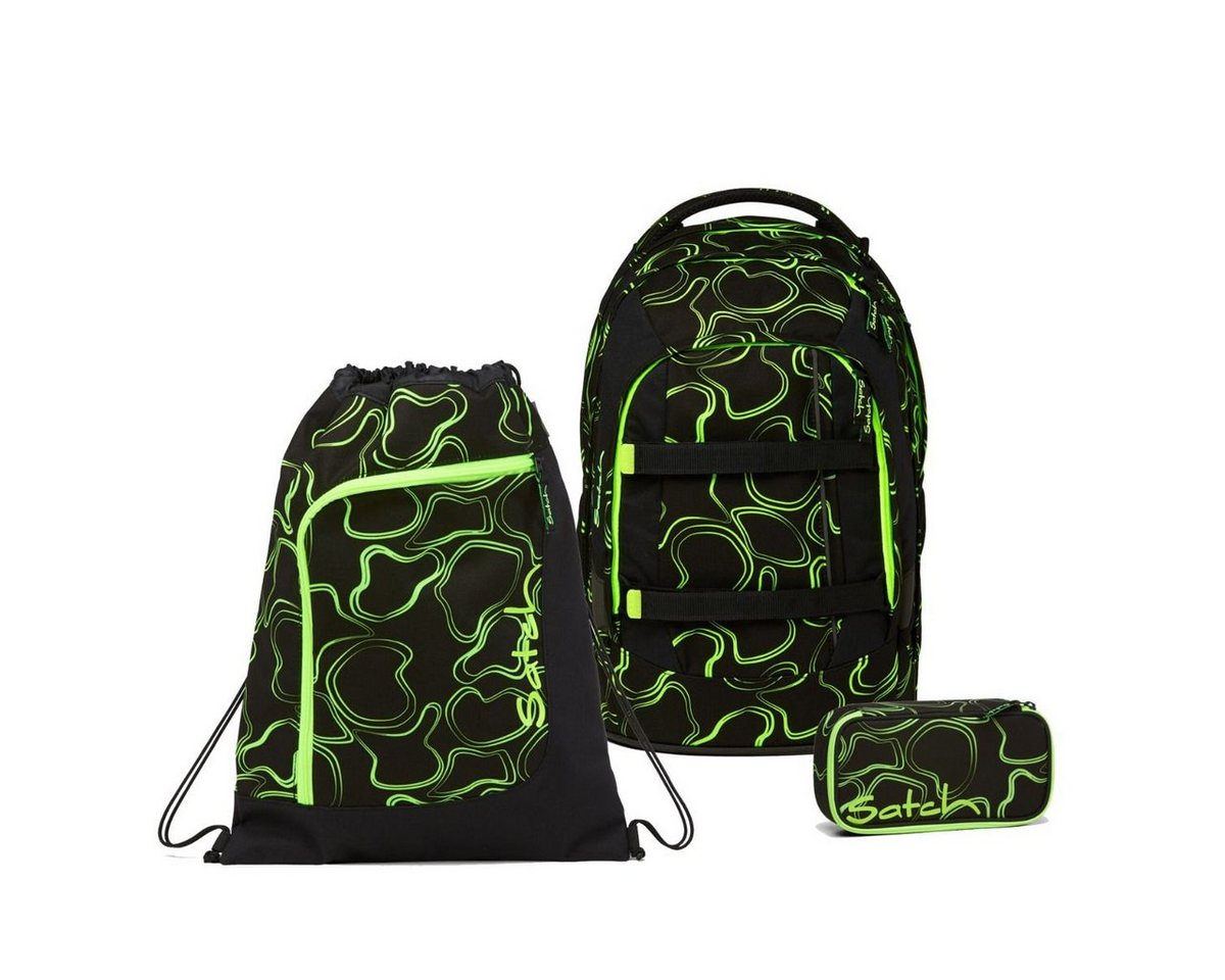 Satch Schulrucksack Pack (Set 3tlg., inkl. Schlamperbox und Sportbeutel) von Satch