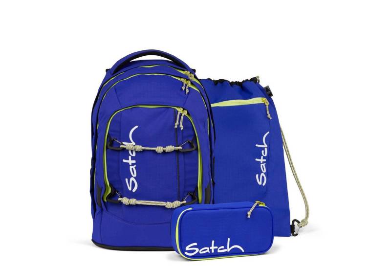 Satch Schulrucksack Pack - Schulrucksack Set 3tlg. "Adventure Edition" 45 cm (Blue von Satch
