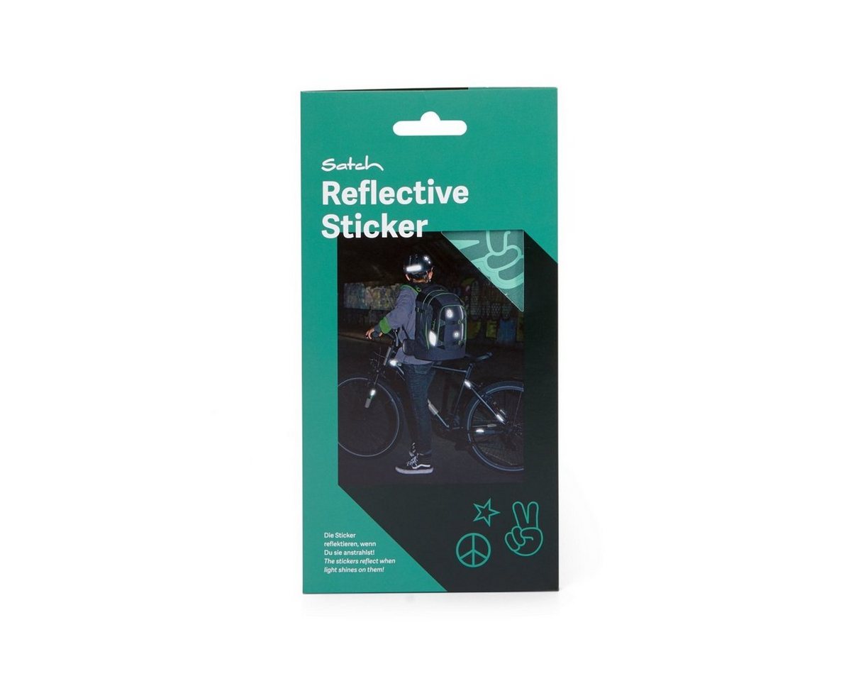 Satch Schulrucksack Satch Reflective Sticker Set Mint von Satch