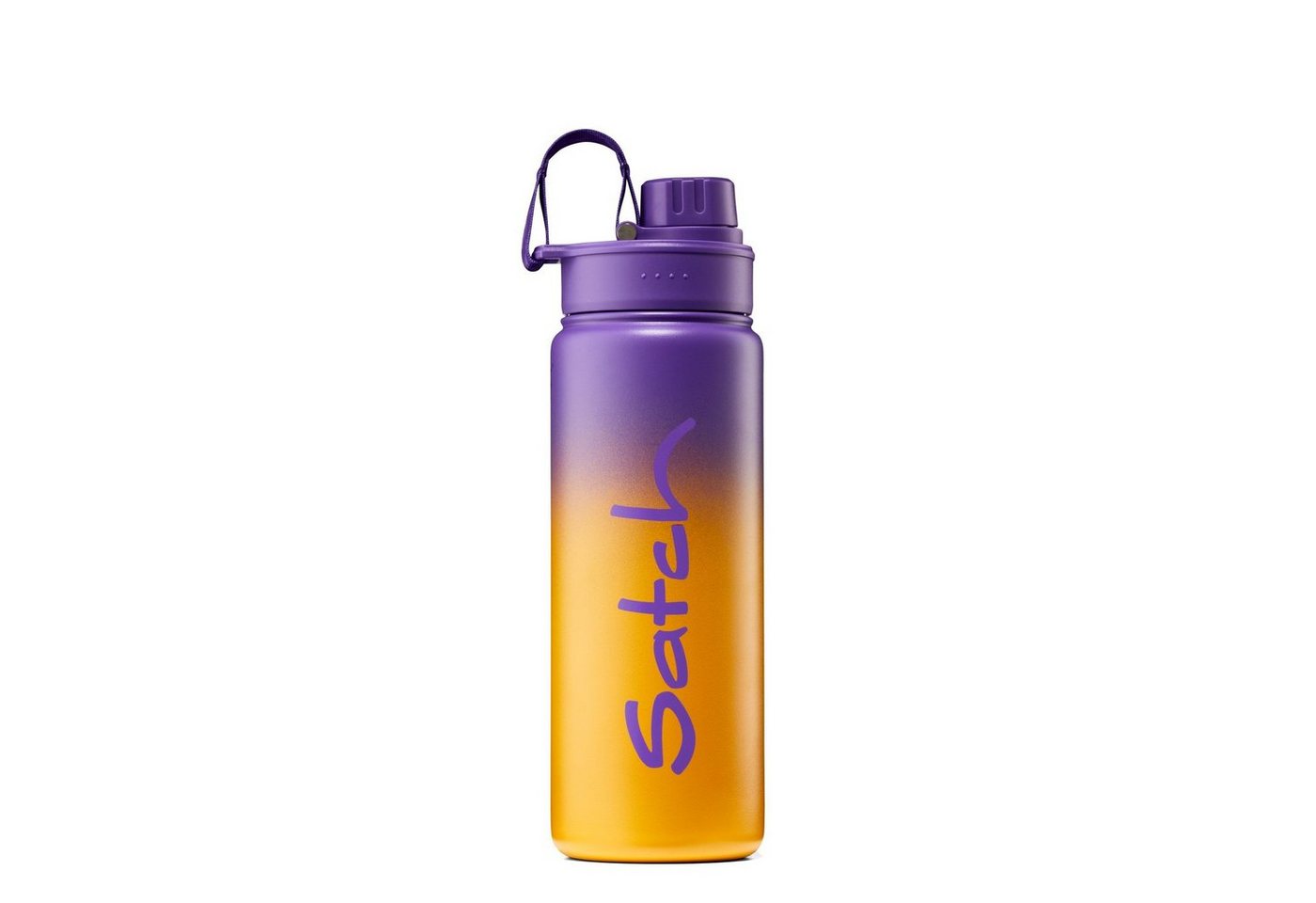 Satch Schulrucksack Satch Thermo Edelstahl-Trinkflasche Purple Graffiti von Satch